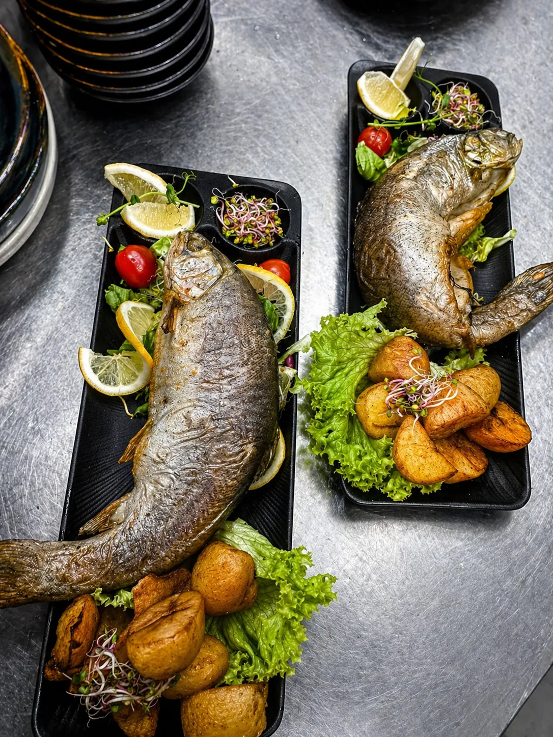 Danie obiadowe podane w restauracji Fantazja w Dobczycach